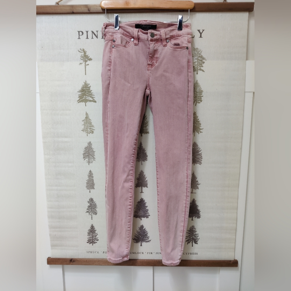 Liverpool Los Angeles Ankle Skinny Jeans in Dusty Rose - Size 0/25